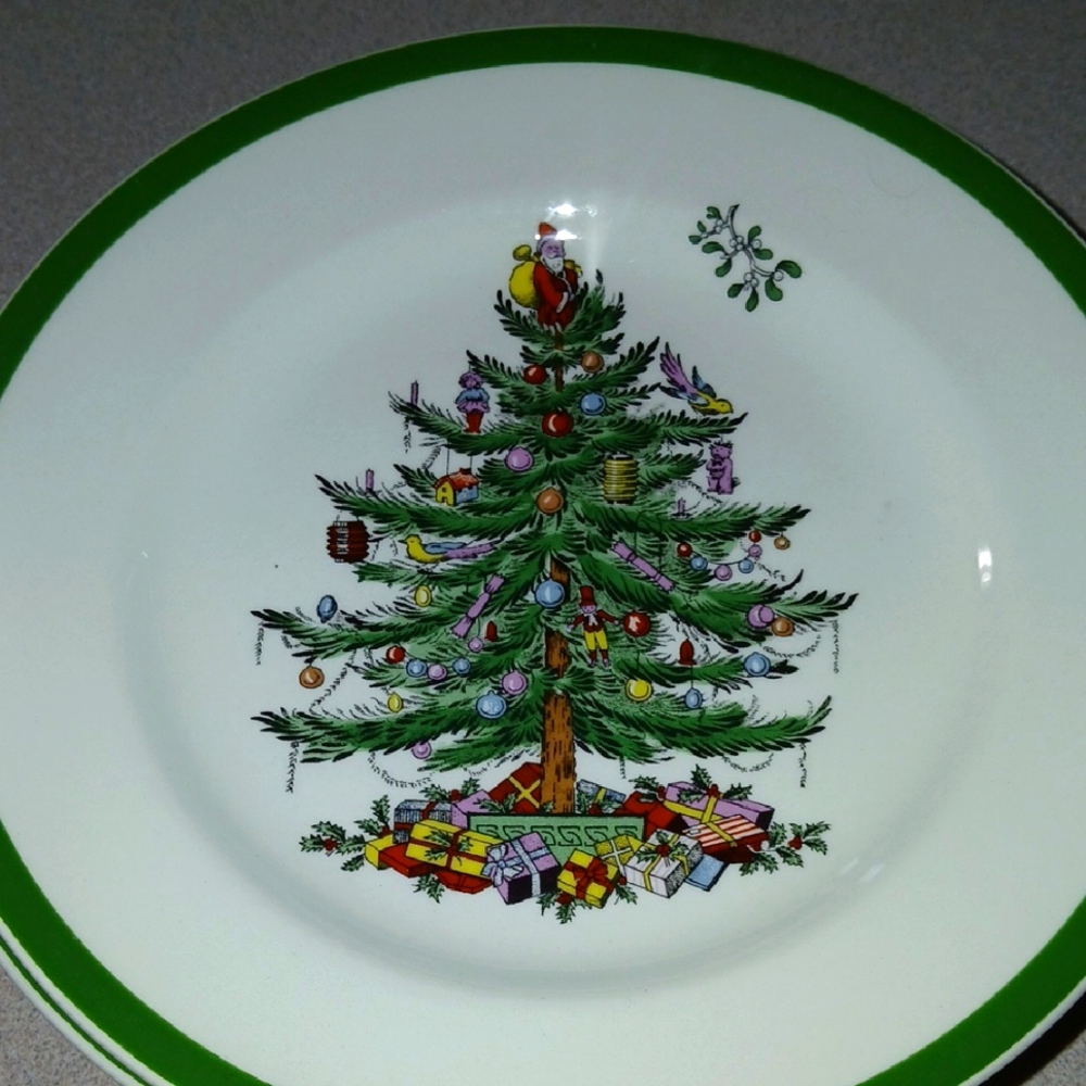 12 Spode salad plates
